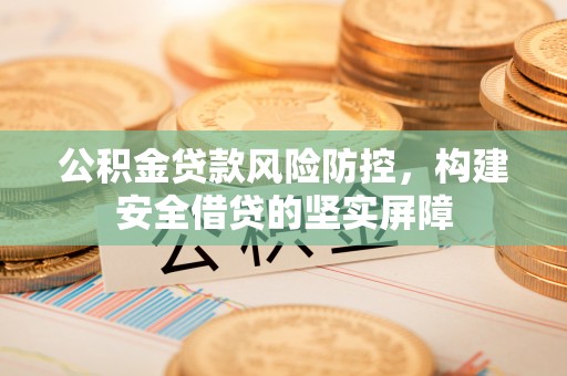 新抚公积金贷款风险防控，构建安全借贷的坚实屏障
