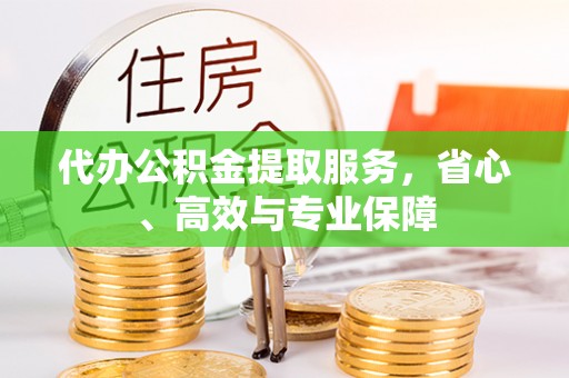 新抚代办公积金提取服务，省心、高效与专业保障