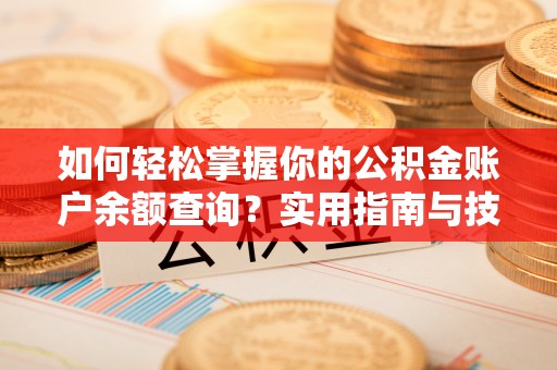 新抚如何轻松掌握你的公积金账户余额查询？实用指南与技巧
