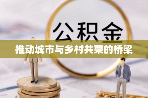 新抚推动城市与乡村共荣的桥梁