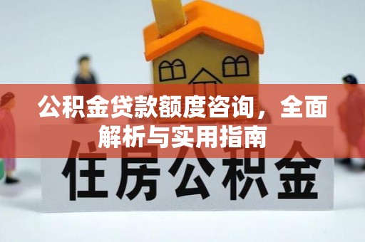 新抚公积金贷款额度咨询，全面解析与实用指南