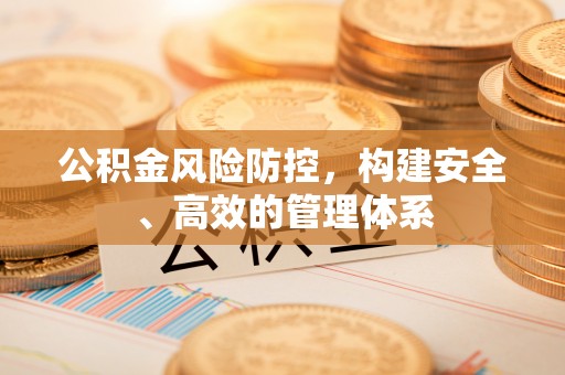 新抚公积金风险防控，构建安全、高效的管理体系