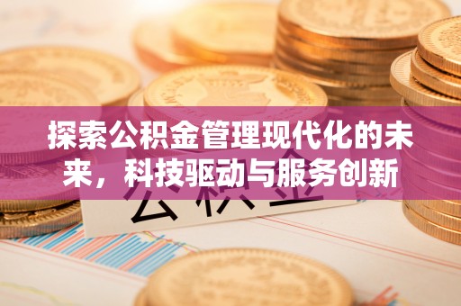 新抚探索公积金管理现代化的未来，科技驱动与服务创新