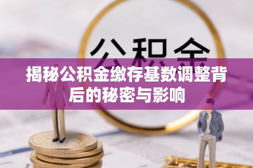 新抚揭秘公积金缴存基数调整背后的秘密与影响