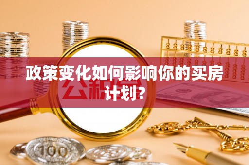 新抚政策变化如何影响你的买房计划？