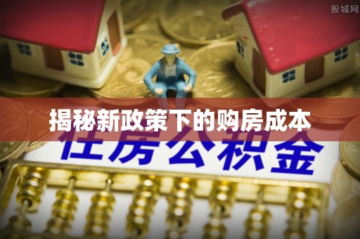 新抚揭秘新政策下的购房成本