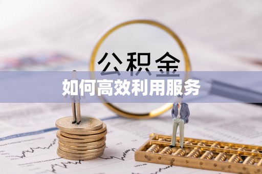 新抚如何高效利用服务