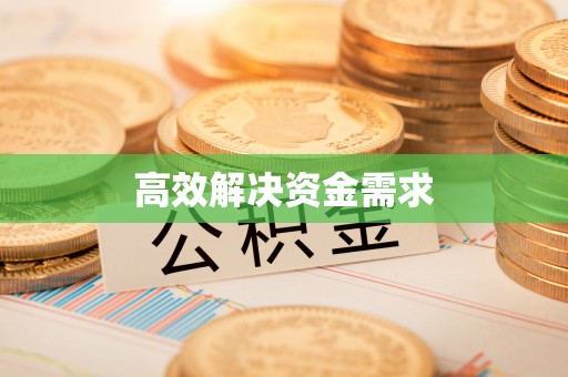 新抚高效解决资金需求