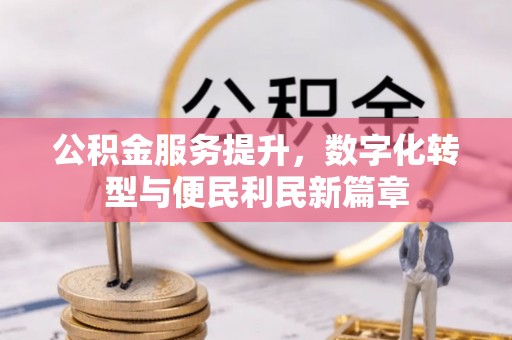 新抚公积金服务提升，数字化转型与便民利民新篇章