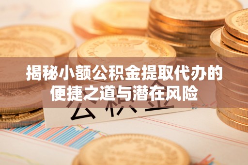 新抚揭秘小额公积金提取代办的便捷之道与潜在风险