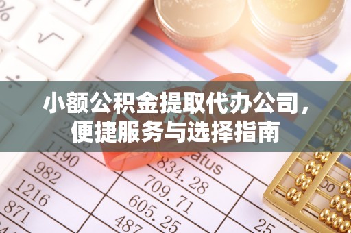 新抚小额公积金提取代办公司，便捷服务与选择指南