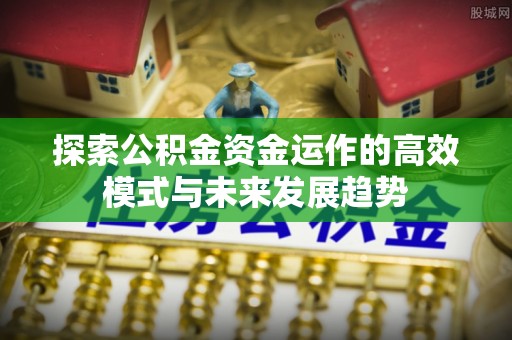 新抚探索公积金资金运作的高效模式与未来发展趋势