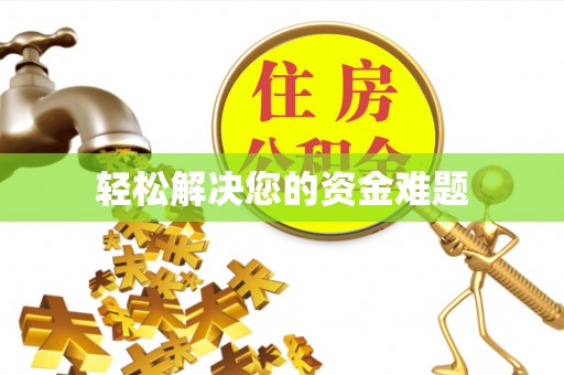 新抚轻松解决您的资金难题