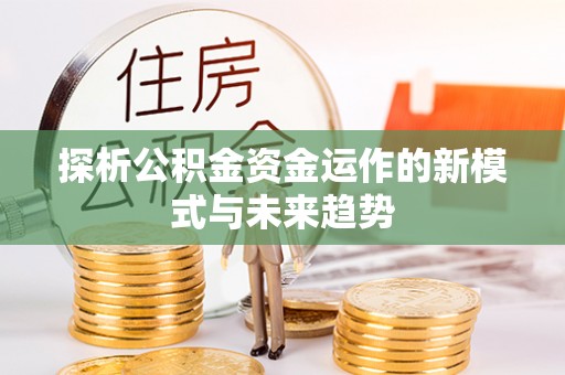 新抚探析公积金资金运作的新模式与未来趋势