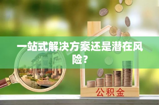 新抚一站式解决方案还是潜在风险？
